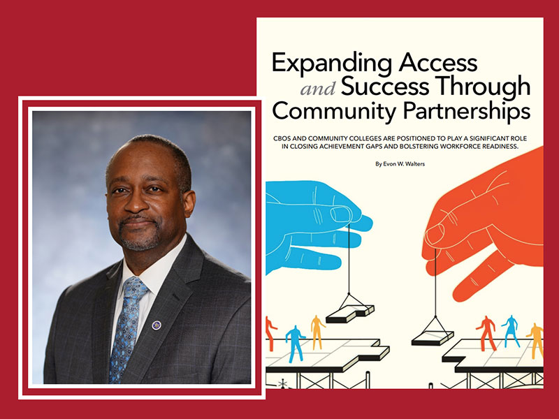 Dr. Evon Walters, CCAC Northwest Region president, shared CCAC's successes with a national audience in his article "Expanding Access and Success Through Community Partnerships."