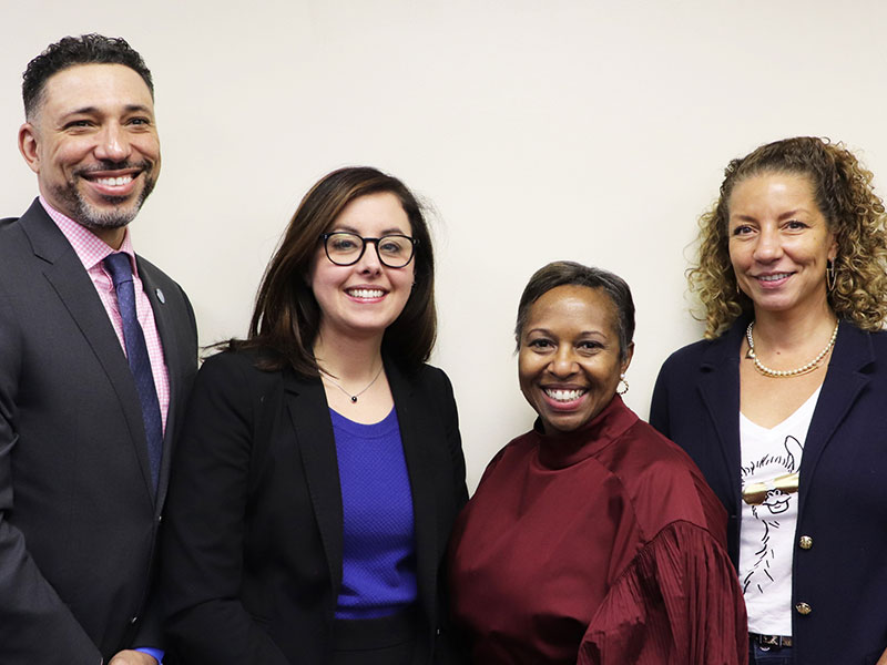 CCAC Educational Foundation new board members (left to right): Dr. Andre Samuel, Kelly Neal, Lisa Haley, Fantasy Zellars. Not pictured: Mary Kiernan.