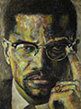 An image of Malcolm X by Tyler Podomik